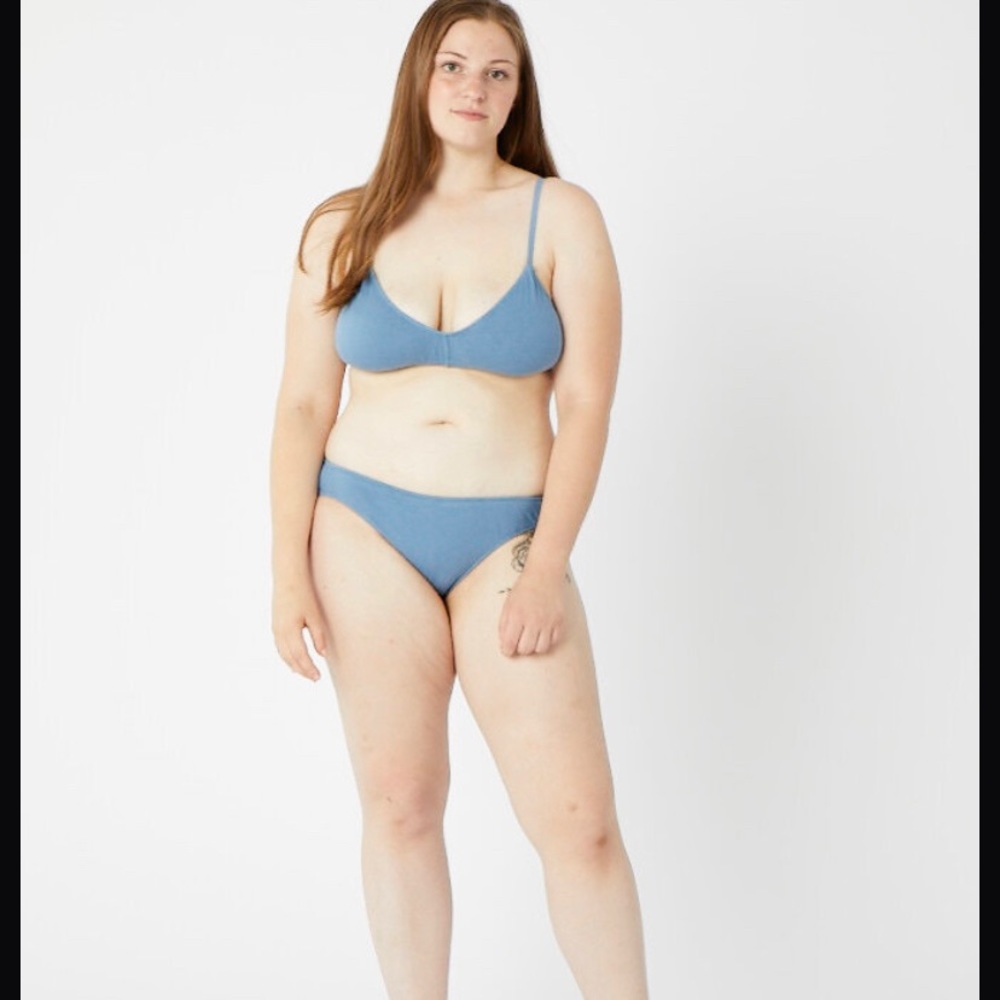 Pansy Co Low Rise Cotton Panty Azul S New
